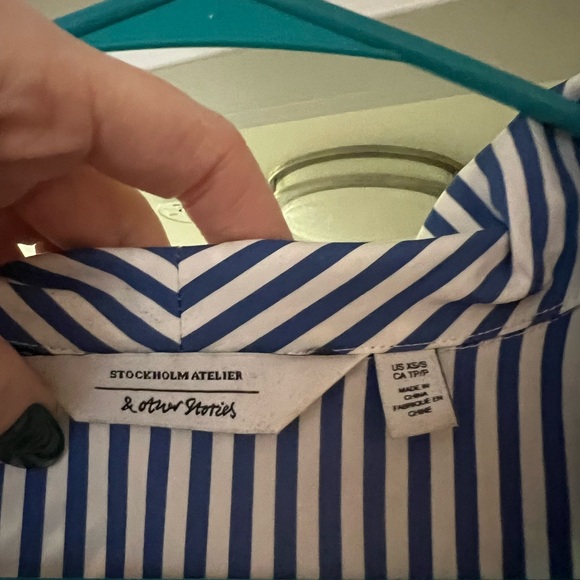 & Other Stories oversized midi shirt dress (size XS) - Picture 3 of 5